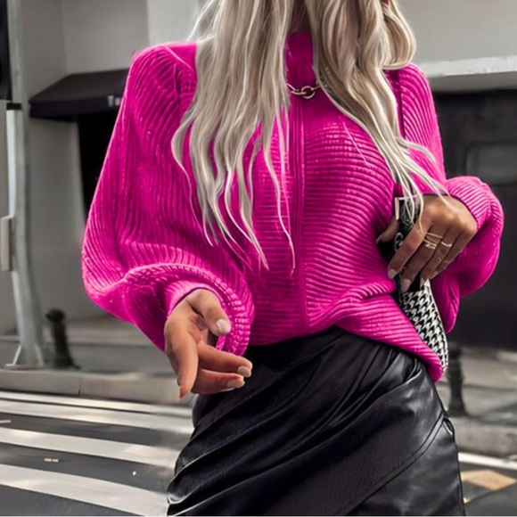 Pinkie Rib Knit Sweater - Picture 2 of 3